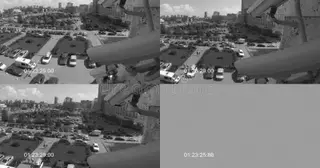 Установка систем видеонаблюдения на парковке в Мирном в октябре